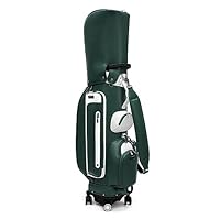 Amazon.co.jp: ゴルフ キャディバッグ、緑、茶色ゴルフクラブバッグ